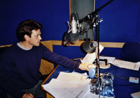 Dougray Scott in the studio