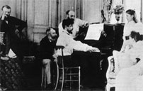 Debussy at the piano