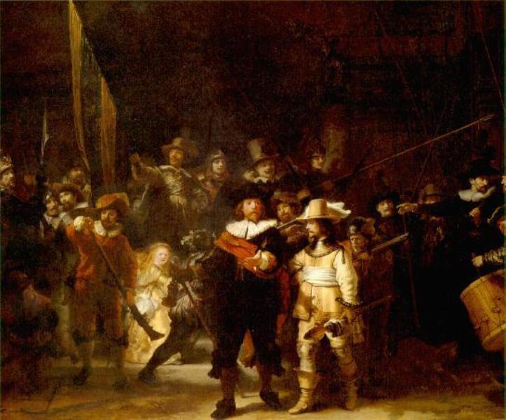 'Night Watch' by Rembrandt